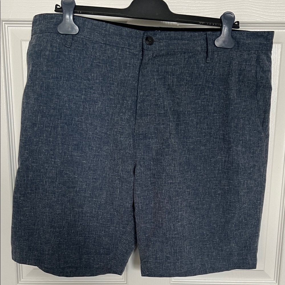 Michael Kors Navy Flat Front Shorts